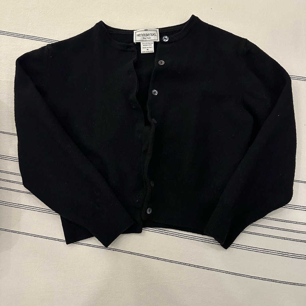 Henri Bendel Black Women's Cardigan